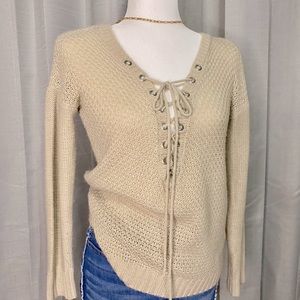 Sweater shirt beige
